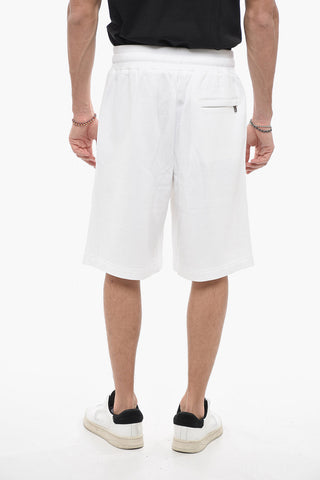 Cotton Sweatpants with Logo Patch