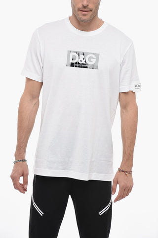 RE-EDITION Printed T-shirt with Logo Patch