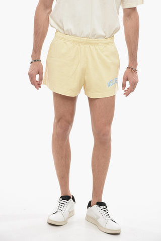 Shorts in Cotone con Elastico in Vita