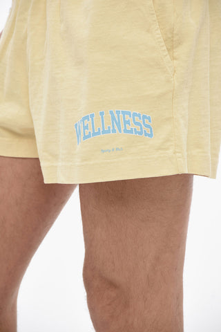 Shorts in Cotone con Elastico in Vita