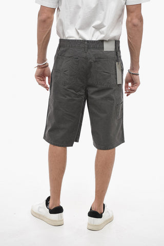 COUTURE Cotton Shorts with Belt Loops