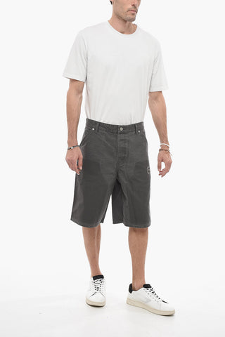 COUTURE Cotton Shorts with Belt Loops