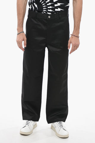 Straight Fit Cotton Chinos Pants