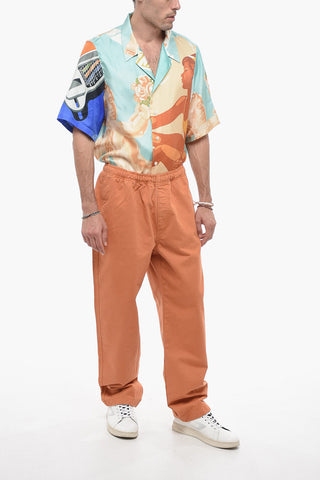 Cotton Twill BEACH Pants with Drawstring Waist