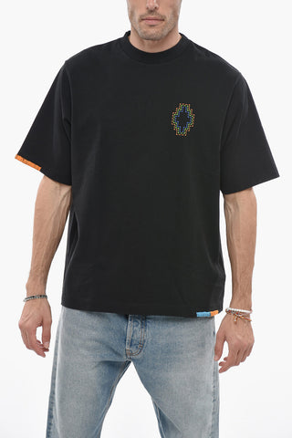 T-shirt STITCH Oversized con Ricamo Multicolor
