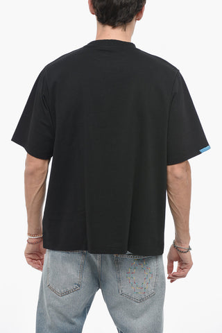 T-shirt STITCH Oversized con Ricamo Multicolor