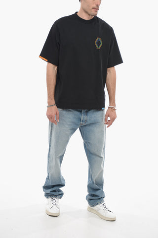 T-shirt STITCH Oversized con Ricamo Multicolor