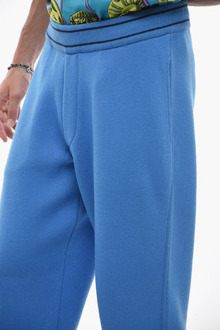 Cashmere Blend Sweatpants with Zipped Pockets