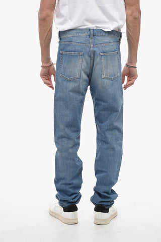 Jeans Regular Fit in Denim Delavè 20cm
