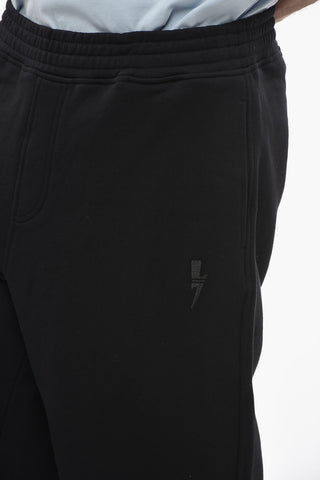 Drawstring Waist Cotton Baggy Fit Joggers
