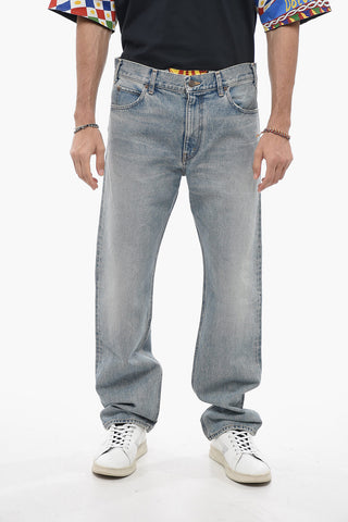 Jeans Straight Fit in Denim Stone Washed 21cm