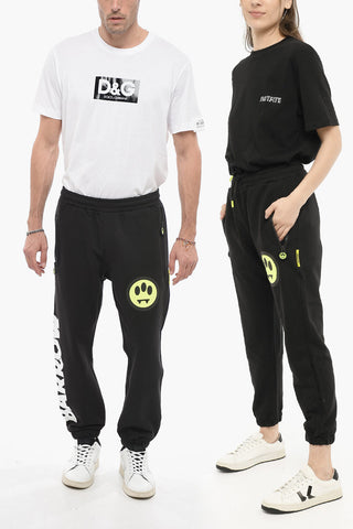 Cotton UNISEX Joggers with Maxi Logo-Print