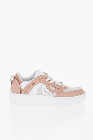 Vegan Leather S-WAVE Low-Top Sneakers