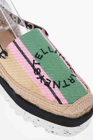 Raffia GAIA Sandals With Wedge 7 cm