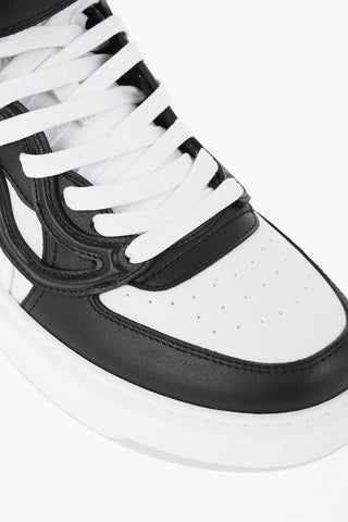 Vegan Leather S-WAVE High-Top Sneakers