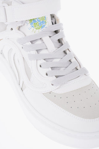 Vegan Leather S-WAVE High-Top Sneakers