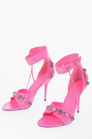 Leather CAGOLE Sandals With Buckle Details Heel 12 cm