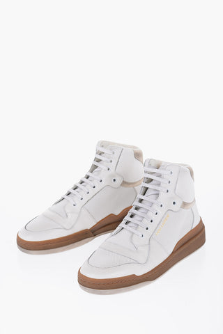 Sneakers High-Top In Pelle