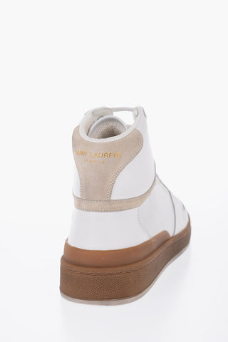 Sneakers High-Top In Pelle