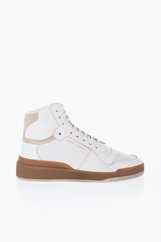 Sneakers High-Top In Pelle