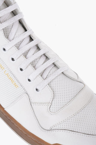 Sneakers High-Top In Pelle