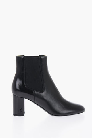 Leather Chelsea Boots Heel 7 cm