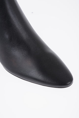 5cm Leather Ankle Boots