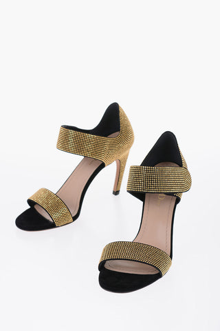 Studded COUTURE CHOC Sandals Heel 9 cm