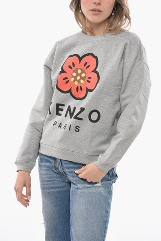 Fleece Cotton POPPY Crew Neck Sweatshirt