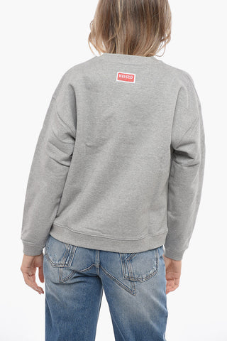 Fleece Cotton POPPY Crew Neck Sweatshirt