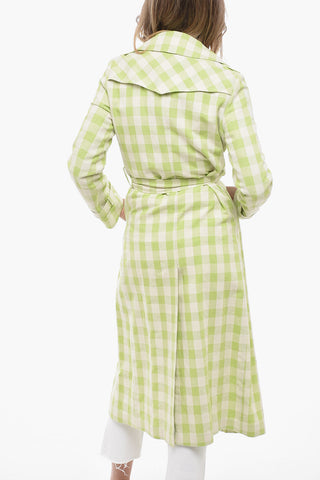 Unlined CAROLA Trench with Check Pattern