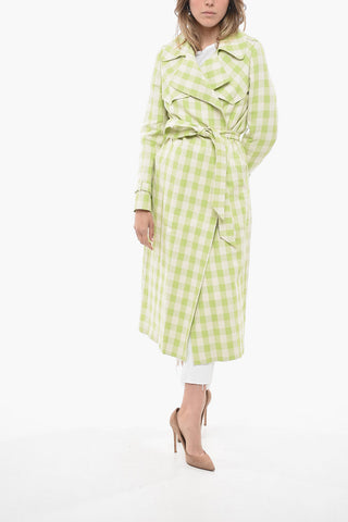 Unlined CAROLA Trench with Check Pattern