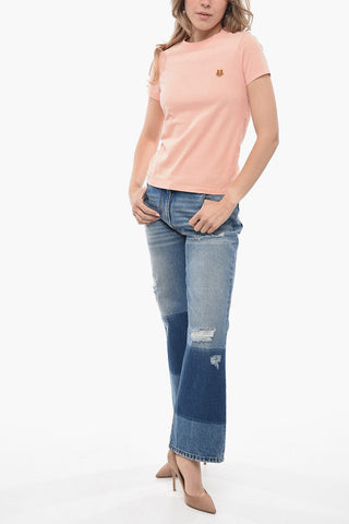 Crew Neck TIGER Cotton T-Shirt