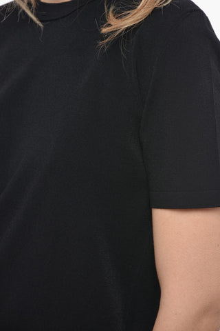 T-shirt Girocollo a Tinta Unita
