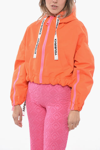Cropped Windbreakers Jacket with Maxi Zip