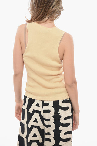 Ribbed MONA Crew-neck Tank Top