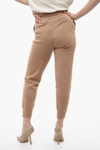 Cashmere Blend Sweatpants with Cuffs