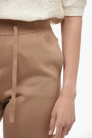 Cashmere Blend Sweatpants with Cuffs