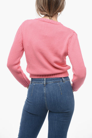 COUTURE! Crew Neck SMILEY Cotton Sweater
