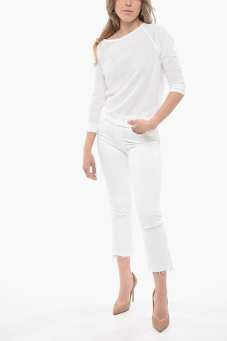 All-Over Perforated Crew-neck T-shirt
