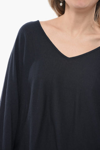360CASHMERE Maglia PERRINE in Cotone e Cashmere con Scollo a V