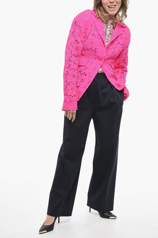 Flap Pockets Macrame' Laces Blazer