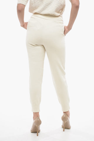 Cashmere Blend Sweatpants with Cuffs
