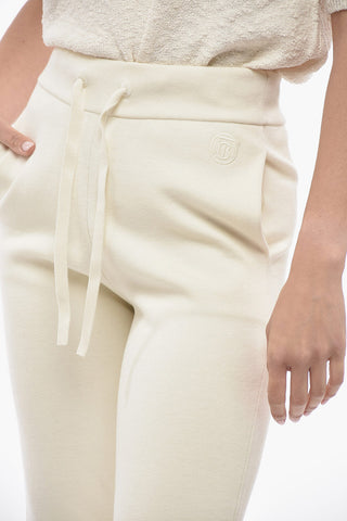Cashmere Blend Sweatpants with Cuffs