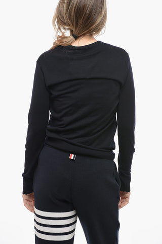Crew Neck Extrafine Wool Sweater
