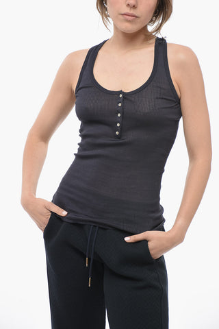 ETOILE Ribbed Cotton LOUISALIC Tank Top