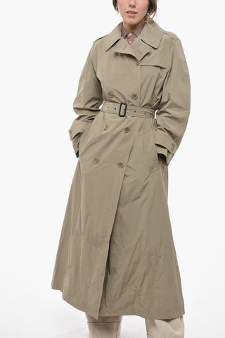 Half-lined Double Breasted Trench with Lapel