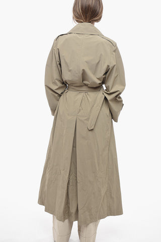 Half-lined Double Breasted Trench with Lapel