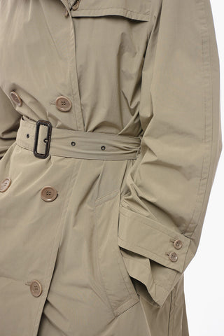 Half-lined Double Breasted Trench with Lapel