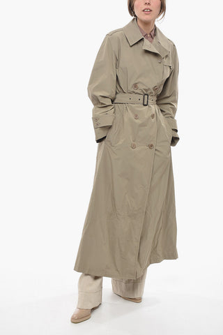 Half-lined Double Breasted Trench with Lapel